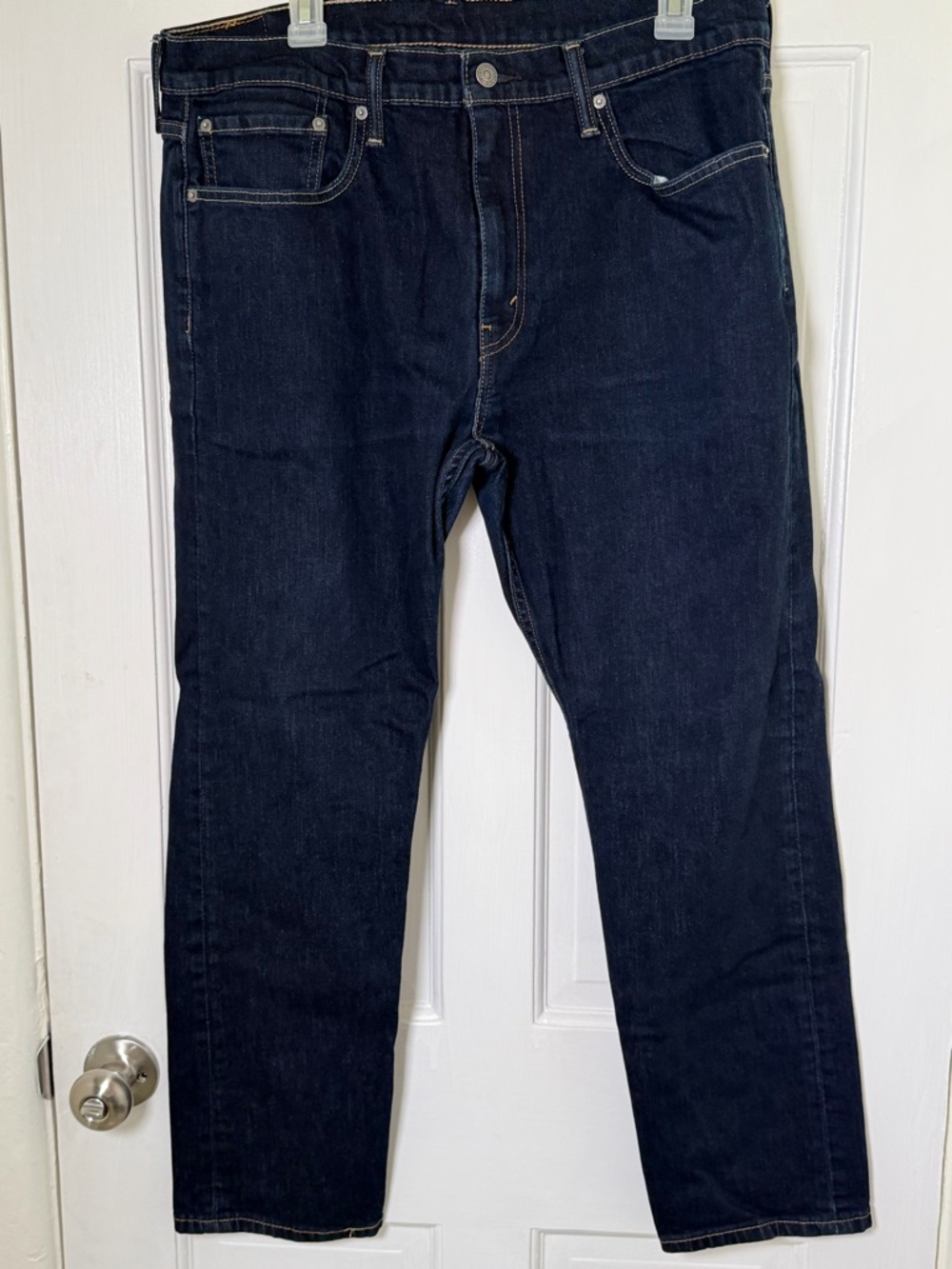 Levi’s Men's Dark Blue Straight-Leg Jeans